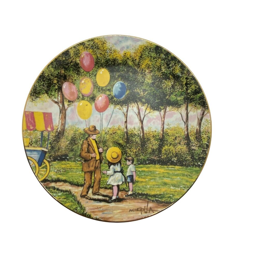 Collectible Plate 1979 Vintage Calhoun's The Balloon Man Limited Edition Ceramic